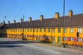 Nyboder is a historic row house district of former Naval barracks in Copenhagen, Denmark. Royalty Free Stock Photo