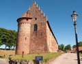 Nyborg Castle on the island funen Royalty Free Stock Photo