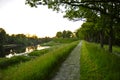 Nyborg Castle Ramparts at Dusk Royalty Free Stock Photo