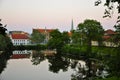 Nyborg at Dusk Royalty Free Stock Photo