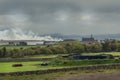 Nybster village on North Sea coast, Scotland.