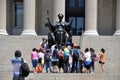 NYC: Alma Mater Statue at Columbia University Royalty Free Stock Photo