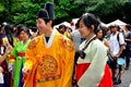 NYC: Asian Couple in Traditional Korean Robes