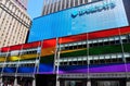NYC: Barclays Bank with Rainbow Flag Colours