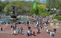 NYC: The Bethesda Fountain in Central Park Royalty Free Stock Photo