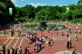 NYC: Bethesda Terrace in Central Park Royalty Free Stock Photo