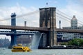 NYC: The Brooklyn Bridge Royalty Free Stock Photo