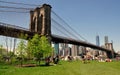 NYC: Brooklyn Bridge & Park Royalty Free Stock Photo