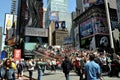 NYC: Bustling Times Square Royalty Free Stock Photo