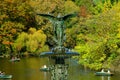 NYC: Central Park Bethesda Fountain Royalty Free Stock Photo