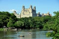 NYC: Central Park Boating Lake Royalty Free Stock Photo