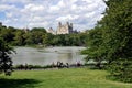 NYC: Central Park Boating Lake Royalty Free Stock Photo