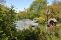 NYC:Central Park Boating Lake Royalty Free Stock Photo