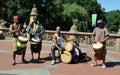 NYC: Central Park Drummers Royalty Free Stock Photo