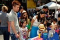 NYC: Children Decorating Yarmulkes at Chinatown Festival