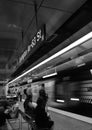 NYC City Commute to Work Crowded Subway Station