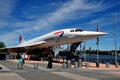 NYC: Concorde Aircraft at Intrepid Museum Royalty Free Stock Photo