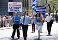 NYC: Cong. Weiner at Greek Parade Royalty Free Stock Photo