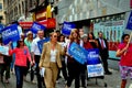 NYC: Council Woman Gale Brewer Campaigning Royalty Free Stock Photo