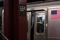 NYC Delayed Train Passengers in Crowded Train Packed People Royalty Free Stock Photo