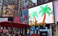 NYC: Disney Billboards in Times Square Royalty Free Stock Photo