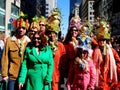 NYC: Easter Parade Celebrants Royalty Free Stock Photo