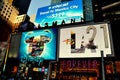 NYC: Electronic Billboards in Times Square Royalty Free Stock Photo