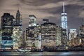 NYC & Freedom Tower Royalty Free Stock Photo