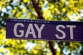 NYC: Gay Street sign in Greenwich Village