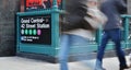 NYC Grand Central Station New York 42nd Street Subway Station Entrance MTA Rush Hour People Royalty Free Stock Photo