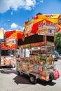 NYC Hot Dog Vendor Royalty Free Stock Photo