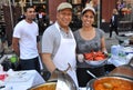 NYC: Indian Family at Restaurant