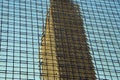 NYC intersecting high-rise buildings architectural reflections