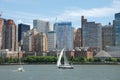 NYC: Lower Manhattan Skyline Royalty Free Stock Photo