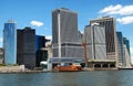 NYC: Lower Manhattan Skyline Royalty Free Stock Photo