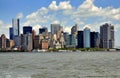 NYC: Lower Manhattan Skyline Royalty Free Stock Photo