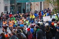 2014 NYC Marathon Mens Leader Pack Royalty Free Stock Photo