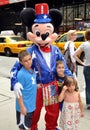 NYC: Mickey Mouse and Kids in Midtown