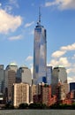 NYC: The One World Trade Center Tower Royalty Free Stock Photo