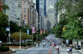 NYC: Park Avenue on Summer Streets Saturday Royalty Free Stock Photo