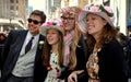 NYC: People at 2014 Easter Parade Royalty Free Stock Photo