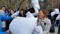 The 2016 NYC Pillow Fight Day Part 2 53 Royalty Free Stock Photo