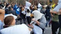 The 2016 NYC Pillow Fight Day Part 2 61 Royalty Free Stock Photo