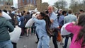 The 2016 NYC Pillow Fight Day Part 2 91 Royalty Free Stock Photo