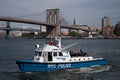 NYC Police boat Royalty Free Stock Photo