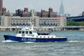NYC Police Boat on the East River