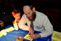 NYC: Rabbi Writing Hebrew Characters