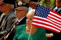 NYC: Senior Citizens at Memorial Day Service