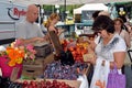 NYC: Shopping at Farmer's Market Royalty Free Stock Photo