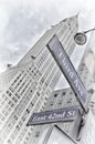 NYC street signs. Third Avenue, East 42nd Street